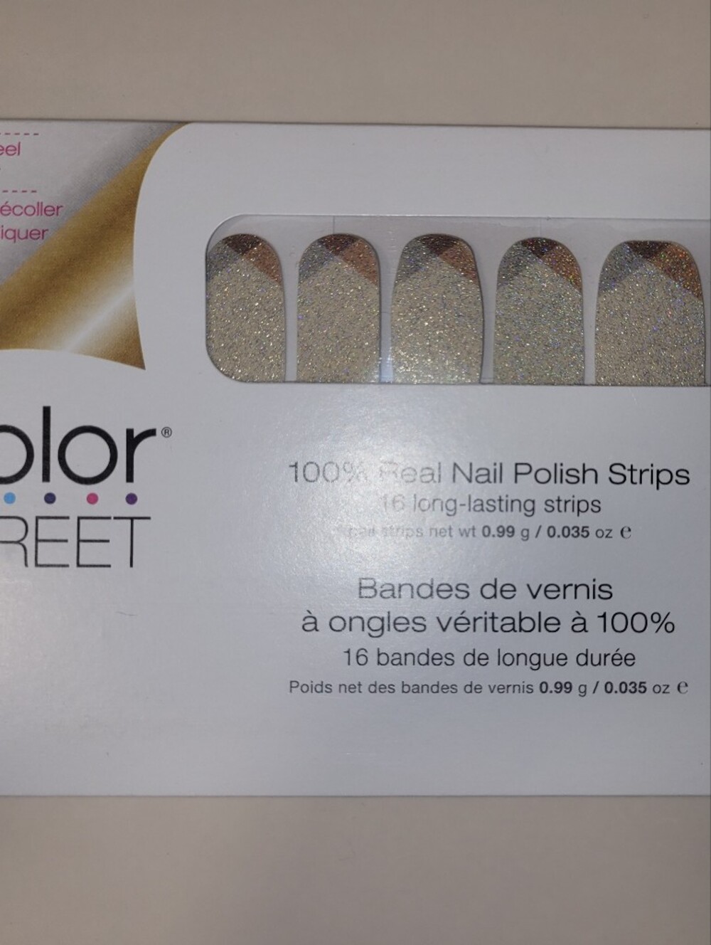 5 for $25 - Color Street Holo Your Heart nail polish strips